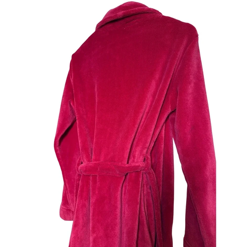 Valentines‎ Spa Gift set, Calvin Klein Red Plush Robe XS/SCandle,Mask,Bath Salts